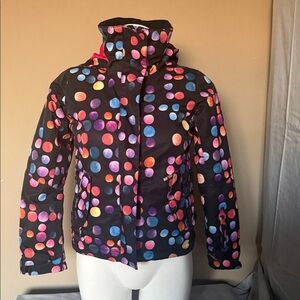 Roxy Colorful Polka Dot Jacket